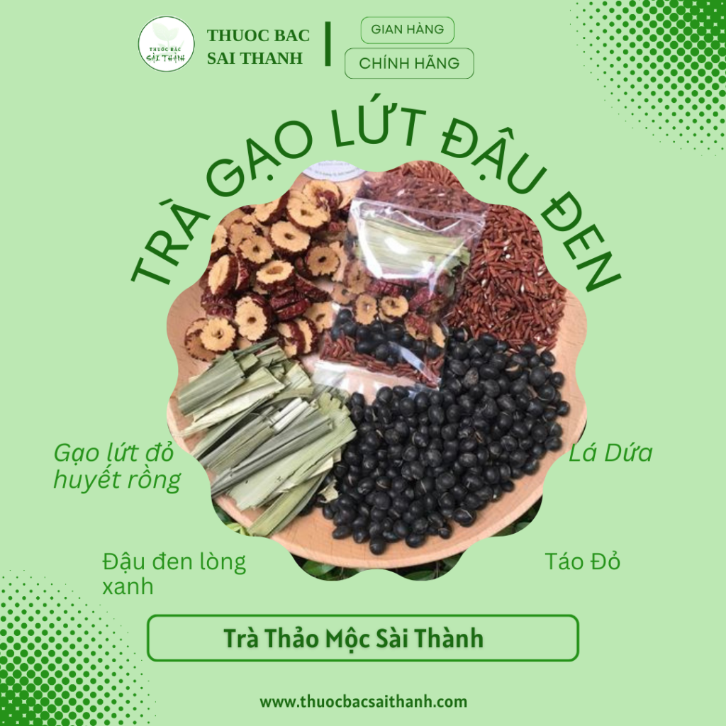 Trà Gạo Lứt Đậu Đen Sài Thành