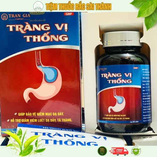 Bộ Đôi Vistro Gold Và Tràng Vị Thống Giúp Bảo Vệ Niêm Mạc Dạ Dày. Hỗ Trợ Giảm Viêm Loét Dạ Dày,