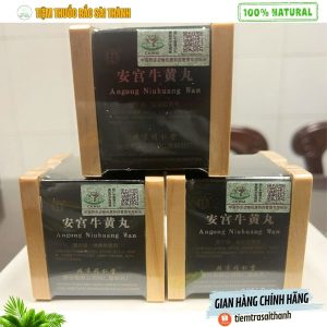 An Cung Ngưu Hoàng- Hộp Gỗ Xanh 1 Viên Đồng Nhân Đường